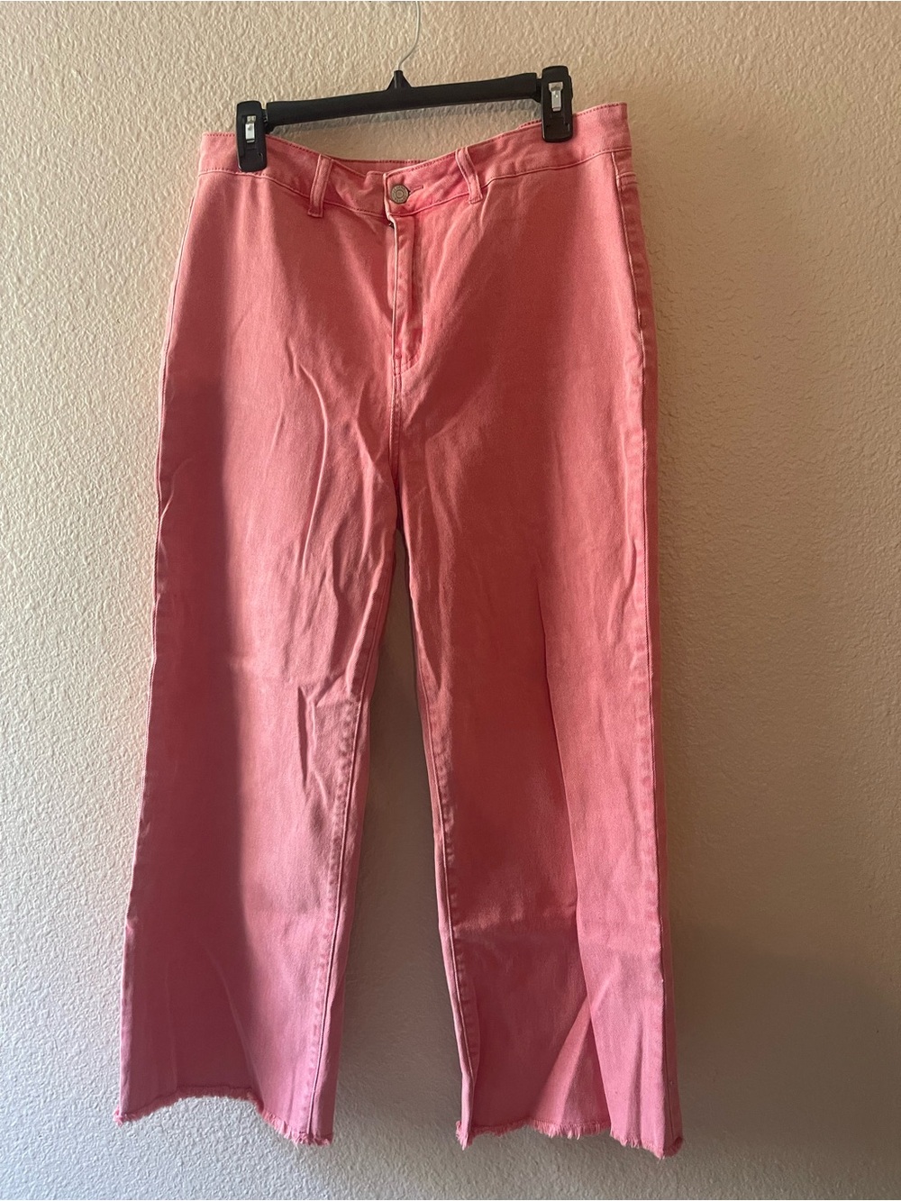 Zenana Outfitters Coral Pink Straight-Leg
